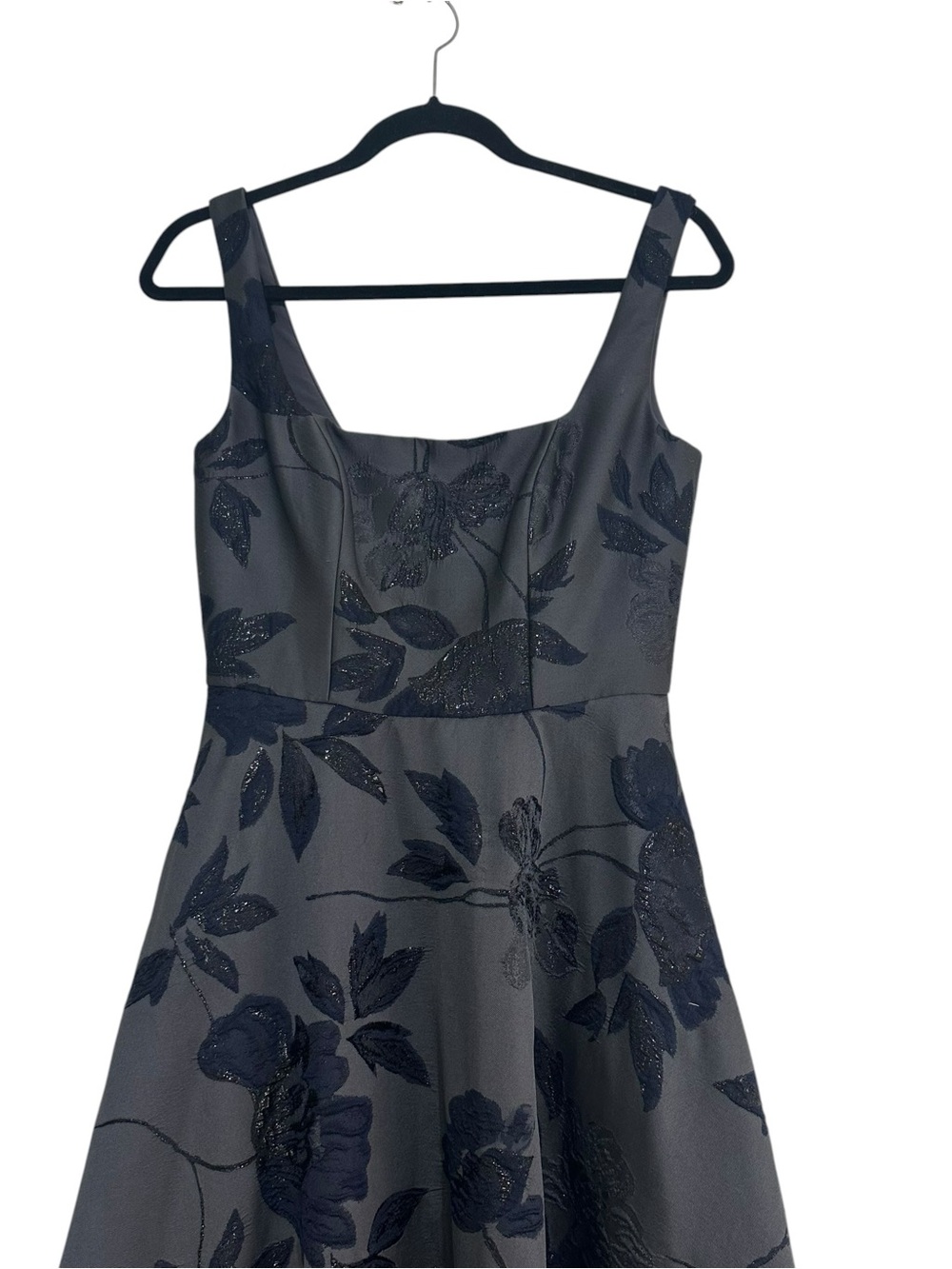 Dessy Collection Metallic Fit&Flare Midi Dress, Size 2 - Picture 8 of 11